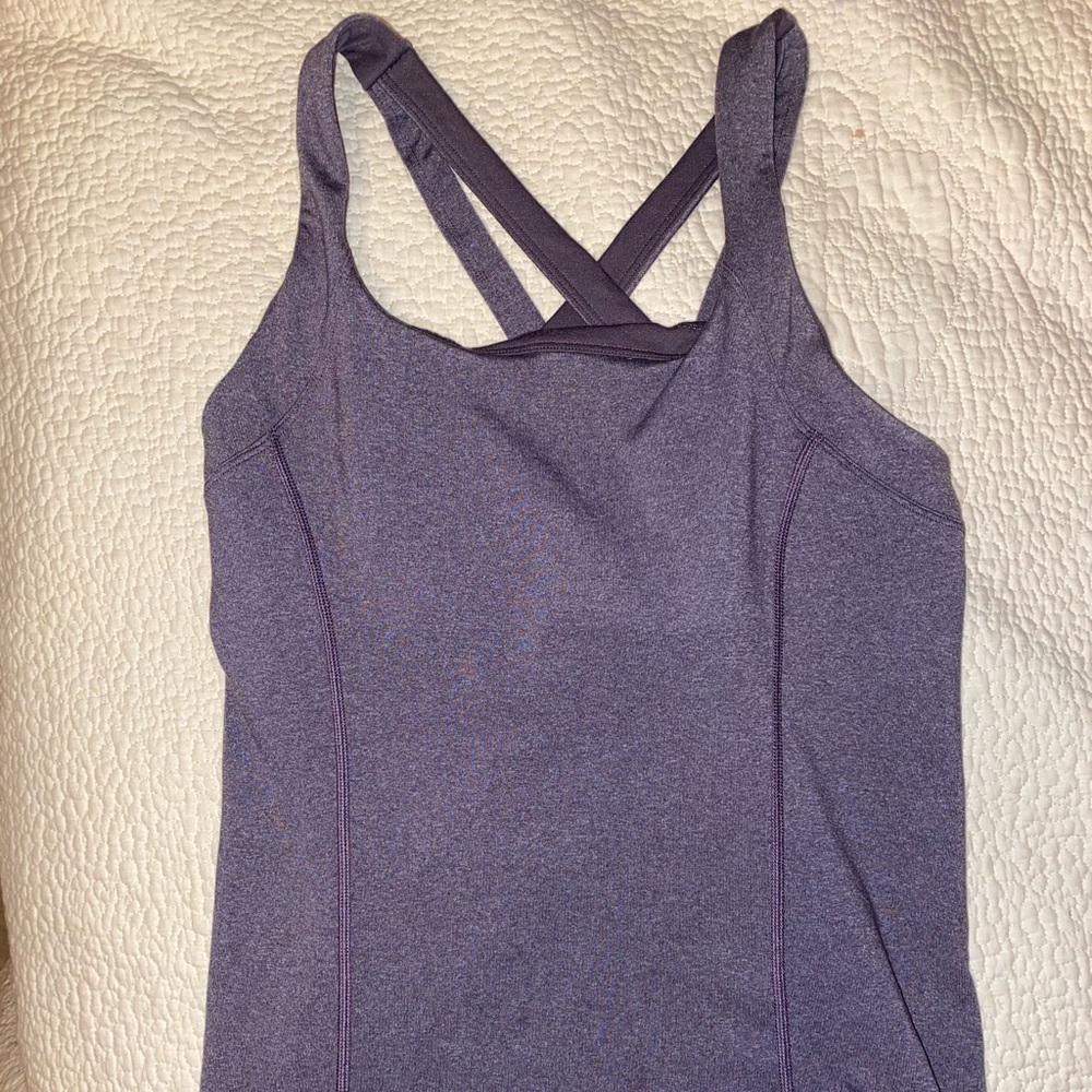 Lululemon grey/purpley tank top